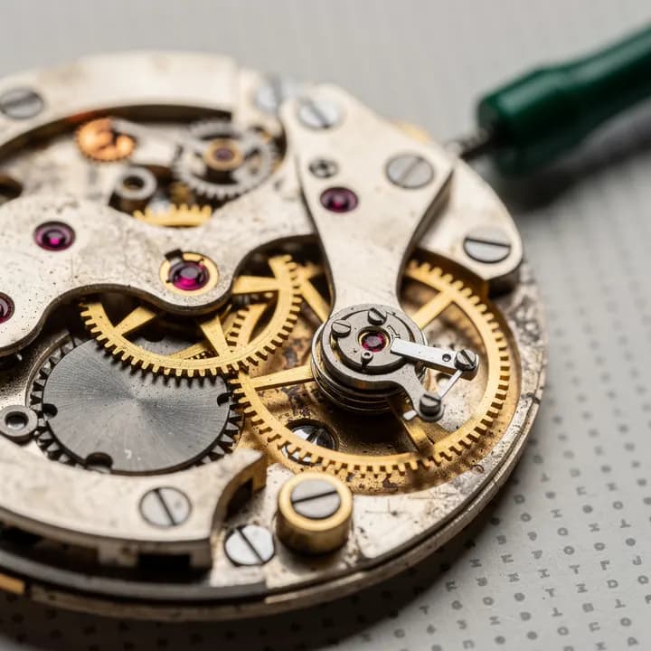 A mechanical watch movement